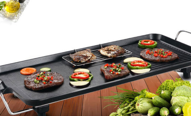 Khay nướng điện cao cấp Electric Barbecue Plate Model DS6048