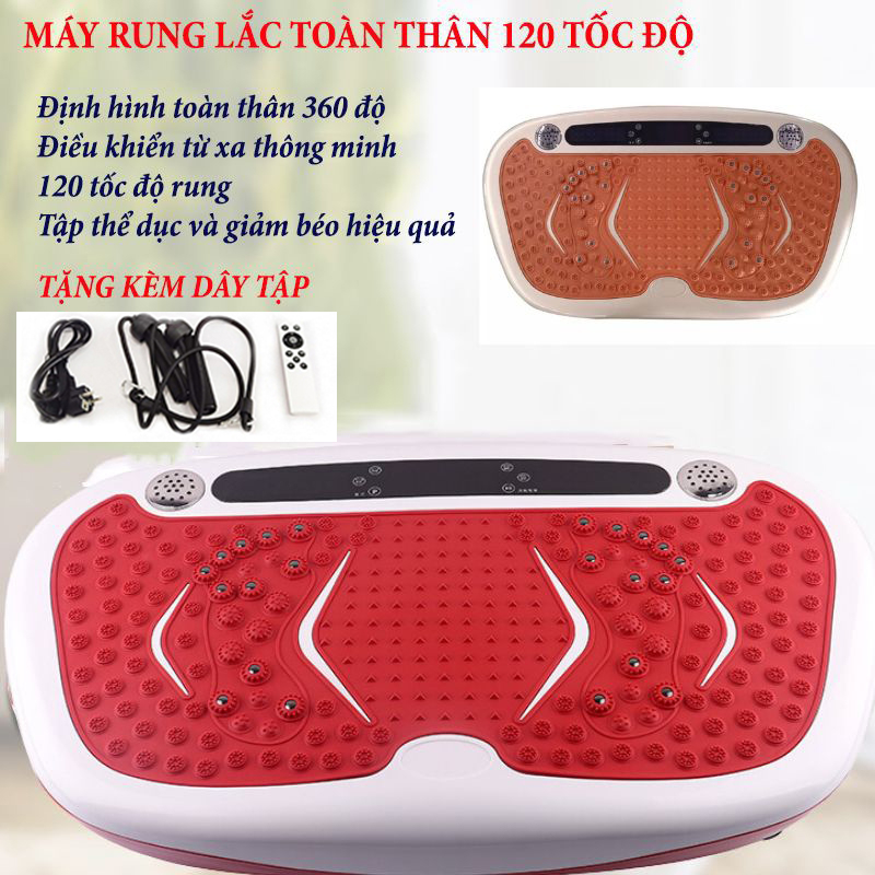 M&Aacute;Y GIẢM C&Acirc;N RUNG LẮC TO&Agrave;N TH&Acirc;N PRO MAX 120 TỐC ĐỘ, C&Oacute; NGHE NHẠC BLUETOOTH Cao Cấp