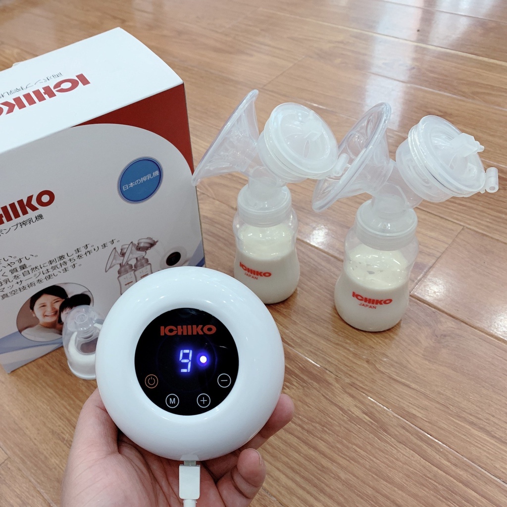 Máy Hút Sữa Điện Đôi ICHIKO Nhật Bản Bản Cao Cấp (Massage;Kích sữa;Vắt Kiệt)