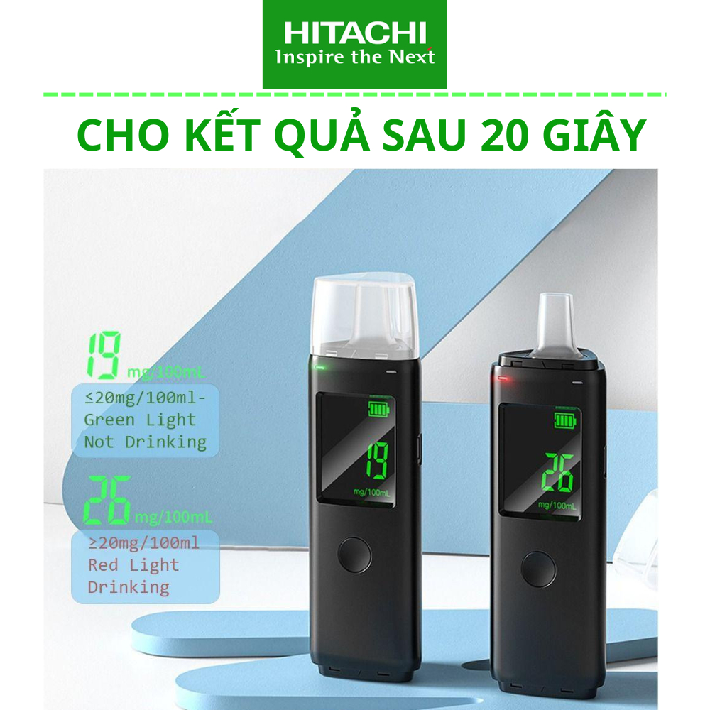 Máy thổi nồng độ cồn Hitachi , Máy đo nồng độ cồn Nhật Bản đạt chuẩn 99% ROHS chính hãng Cao Cấp