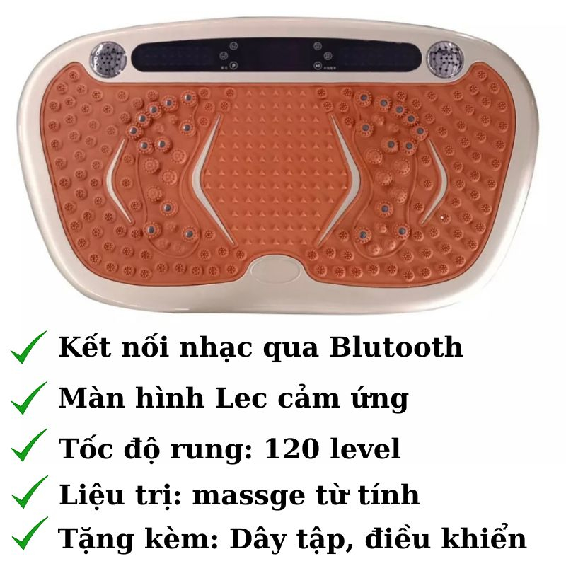 M&Aacute;Y GIẢM C&Acirc;N RUNG LẮC TO&Agrave;N TH&Acirc;N PRO MAX 120 TỐC ĐỘ, C&Oacute; NGHE NHẠC BLUETOOTH Cao Cấp