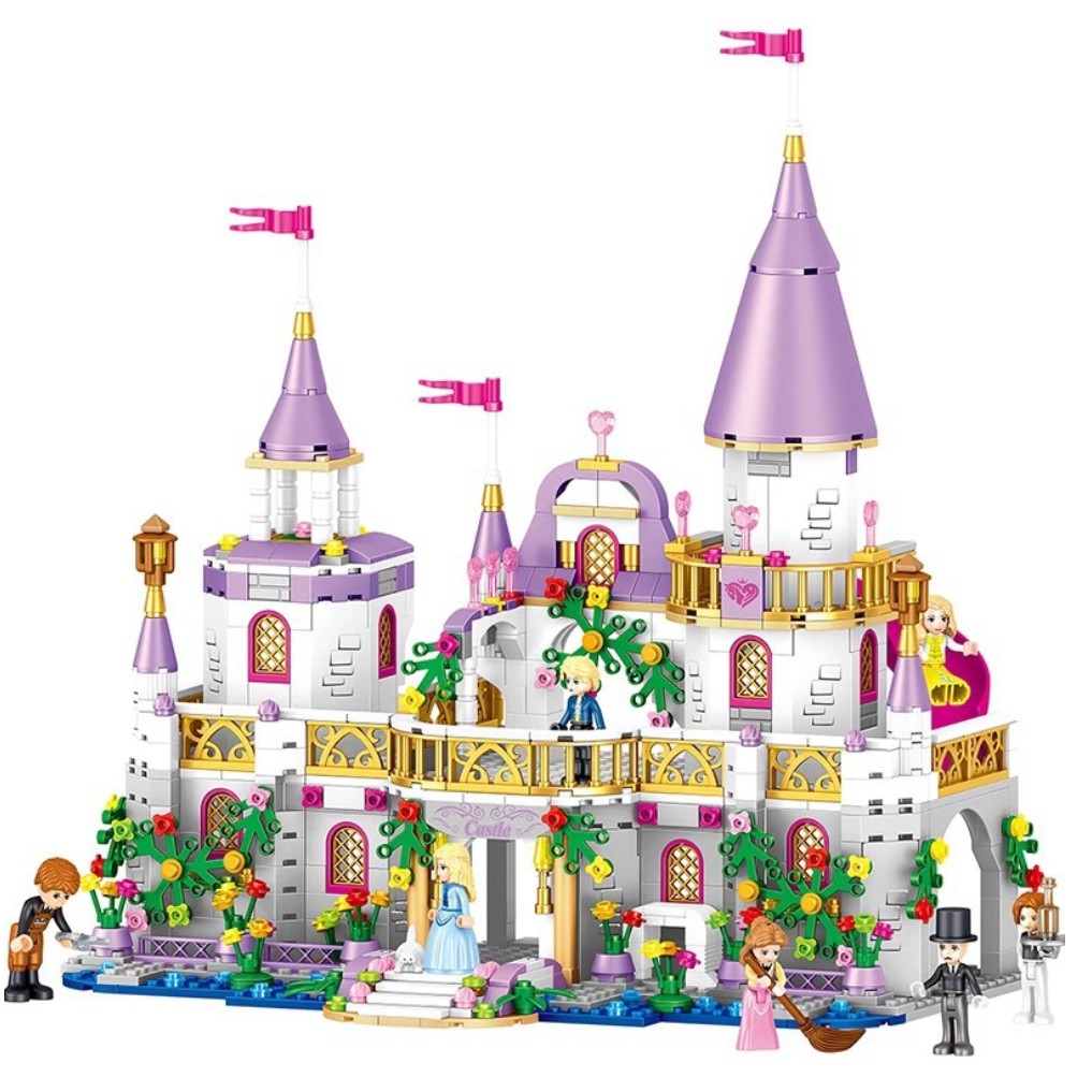 BỘ ĐỒ CHƠI XẾP H&Igrave;NH LEGO L&acirc;u Đ&agrave;i C&ocirc;ng Ch&uacute;a, Lego B&uacute;p B&ecirc; - Đồ Chơi Cho B&eacute; G&aacute;i