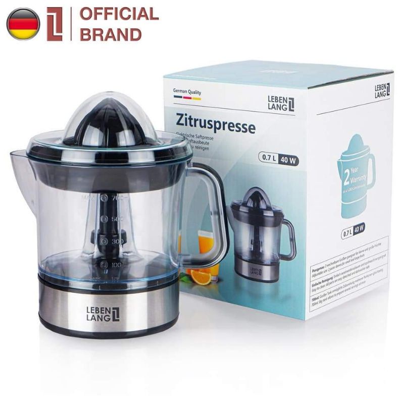M&aacute;y vắt cam 2 chiều LEBENLANG 0.7l - LB389 Thương Hiệu Đức