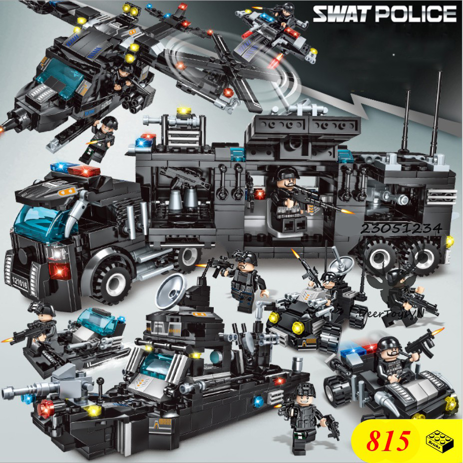 BỘ ĐỒ CHƠI XẾP H&Igrave;NH LEGO CẢNH S&Aacute;T, LEGO 815 Chi Tiết