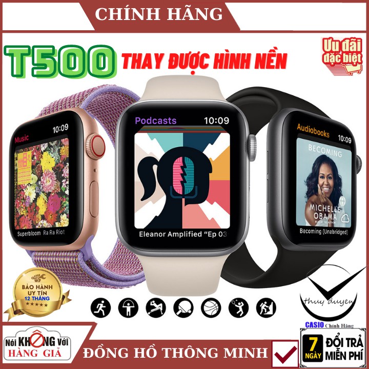 Đồng Hồ Thông Minh T500 Plus Series 6