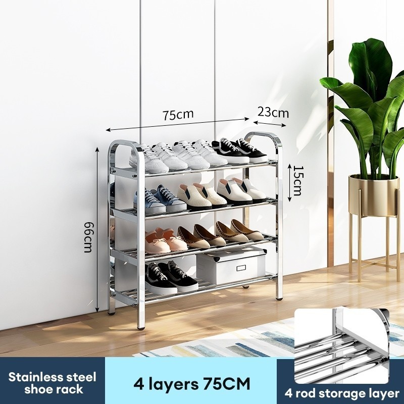 Gi&agrave;y Inox 304,Đa Năng Kệ Để Gi&agrave;y 2~6 Tầng Si&ecirc;u Bền Tủ Gi&agrave;y Chịu tải mạnh v&agrave; kh&ocirc;ng rỉ CAO CẤP