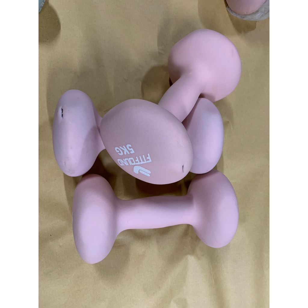 Tạ Tay Nữ Loại 5Kg Gang Bọc Cao Su Dụng Cụ Tập Gym Yoga Pilates Thể Dục Tại Nh&agrave; Hot