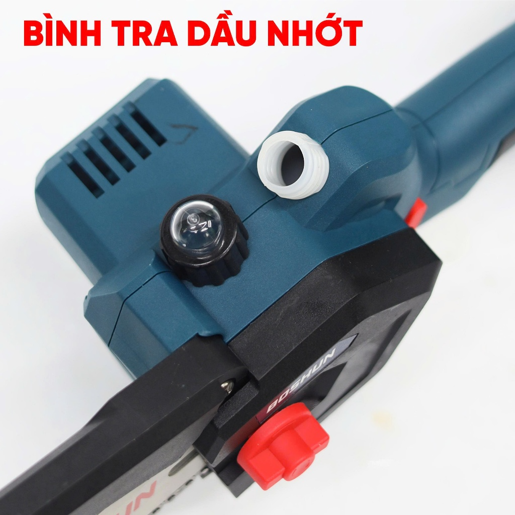 M&aacute;y Cưa X&iacute;ch Pin MINI BOSSUN BS-CS06BLC  Động Cơ BRUSHLESS Bơm Nhớt Tự Động Hot