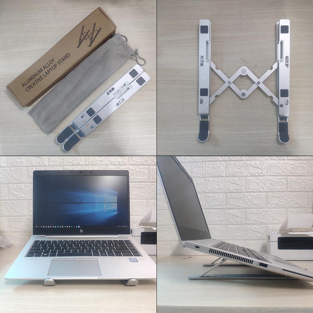 Kệ Giá Đỡ Laptop Macbook Stand Nhôm Tản Nhiệt Chống Trầy