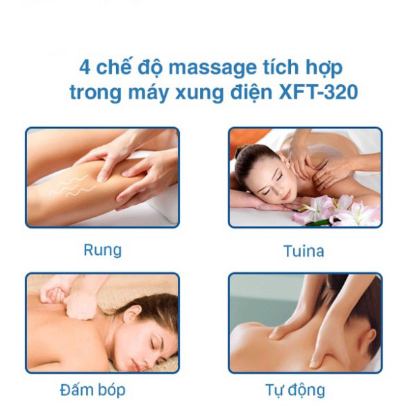 Máy Massage Xung Điện trị liệu XFT-320 Có Chế Độ Bút Dò Huyệt Cao Cấp