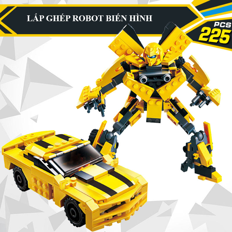 Robot Biến Hình Bumblebee Transformer 225 Chi Tiết 2 Trong 1 Cao Cấp