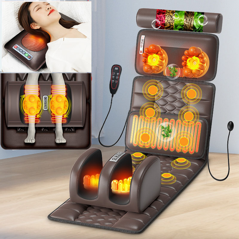 Đệm Massage Toàn Thân 10 Động Cơ Rung 12 Điểm Mát Xa Siêu Hot