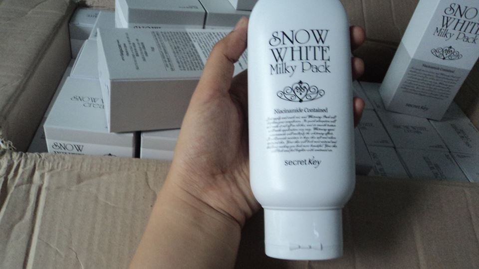 kem trắng da toàn thân snow white milky pack