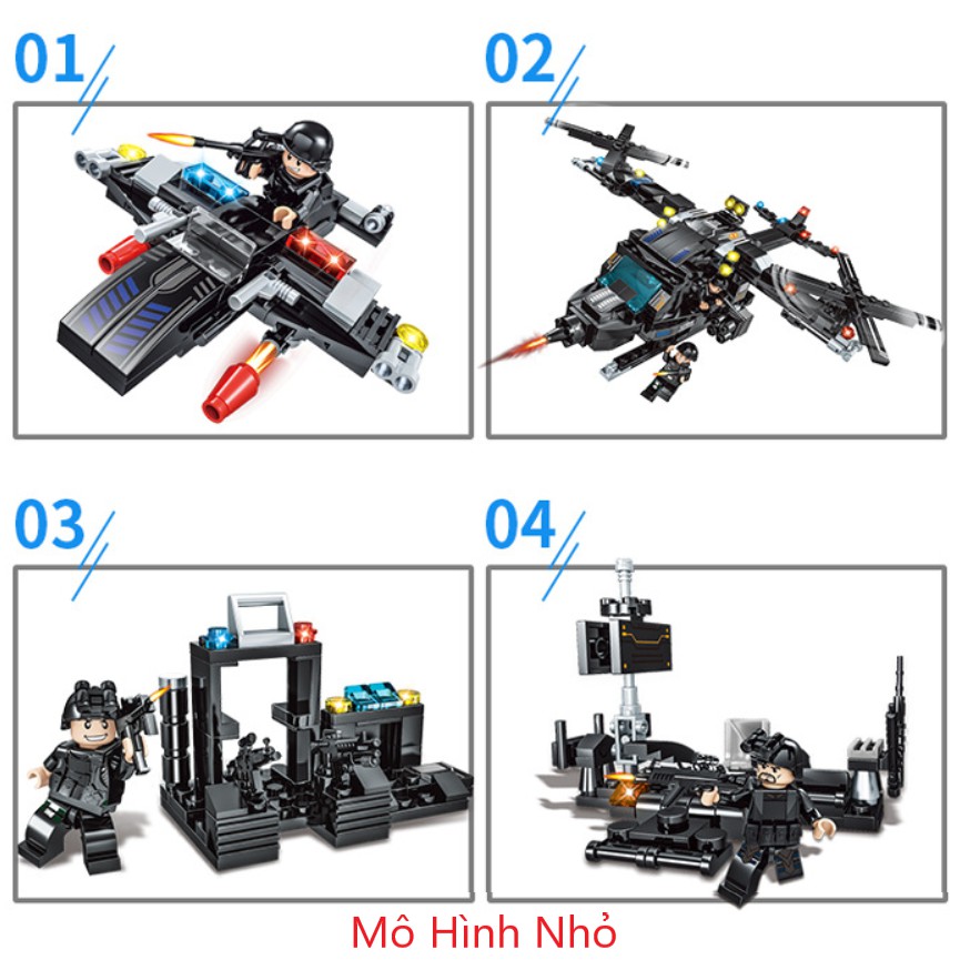 BỘ ĐỒ CHƠI XẾP H&Igrave;NH LEGO CẢNH S&Aacute;T, LEGO 815 Chi Tiết
