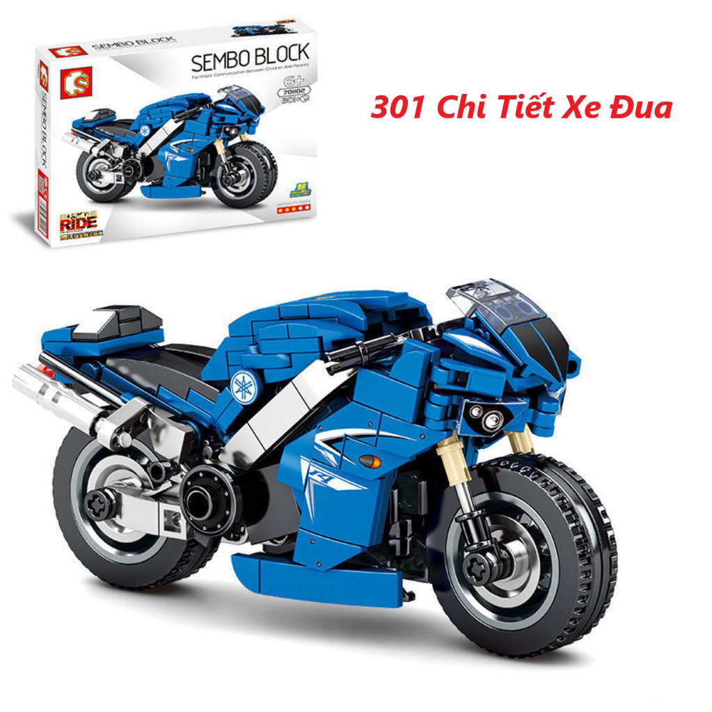 BỘ ĐỒ CHƠI XẾP H&Igrave;NH LEGO OTO, Lego Xe M&aacute;y - Cho Trẻ Ph&aacute;t Triển Tư Duy 300 CHI TIẾT