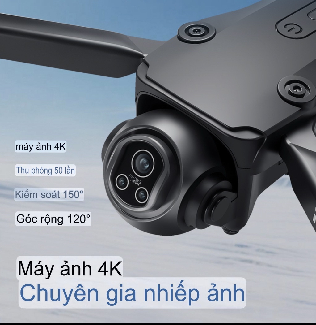 Flycam i5 Pro động cơ không chổi than , camera to , có 2 camera Hot