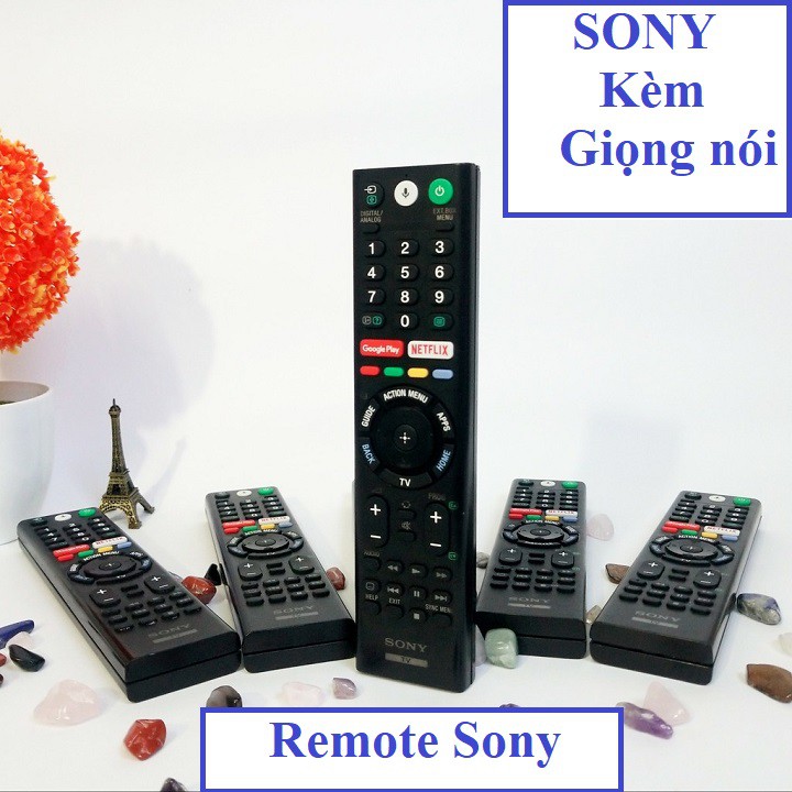 Điều khiển remote giọng nói tivi Sony smart RMF-TX200P