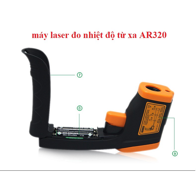 Máy Laser đo nhiệt độ từ xa AR320 Cao Cấp