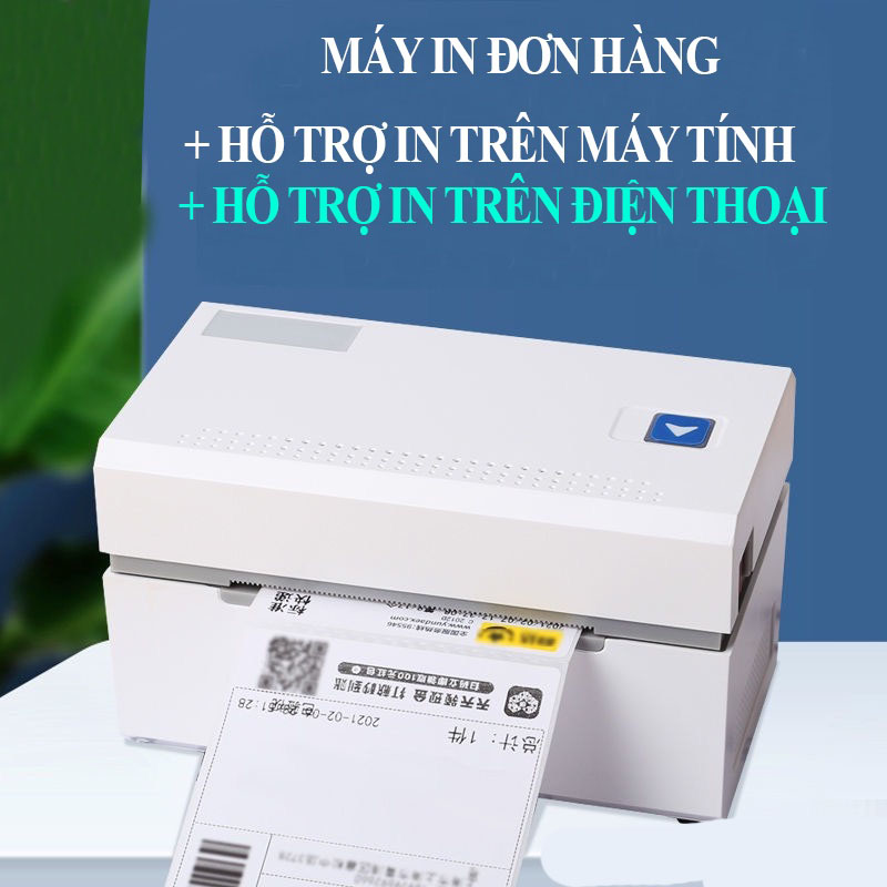 Máy in đơn hàng - Máy in nhiệt mini Printer in đơn hàng nhanh chóng không cần mực Cao Cấp