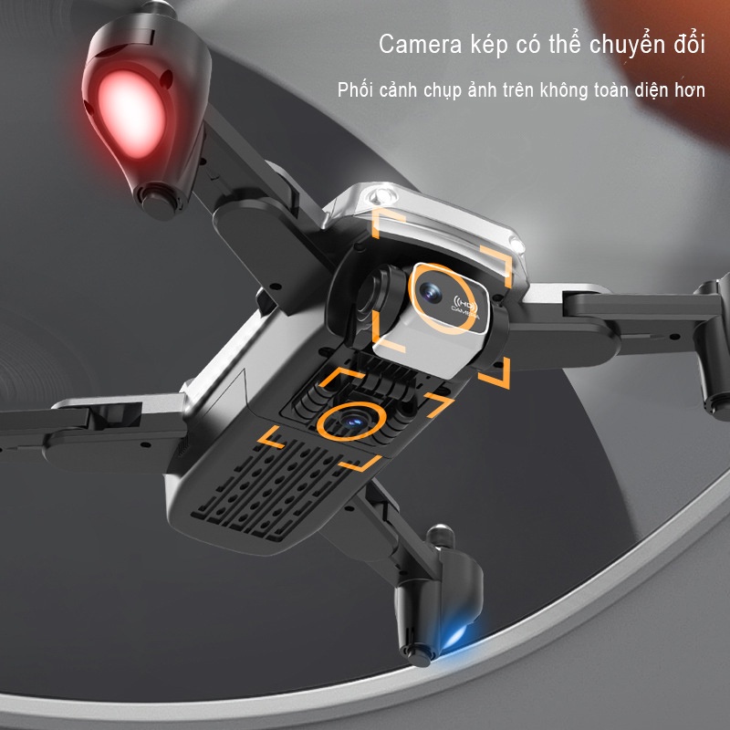 Flycam Mini S7 Trang Bị Camera Kép Ultra 8k Định Vị GPS Cảm Biến Tráng Va Chạm Cao  Cấp