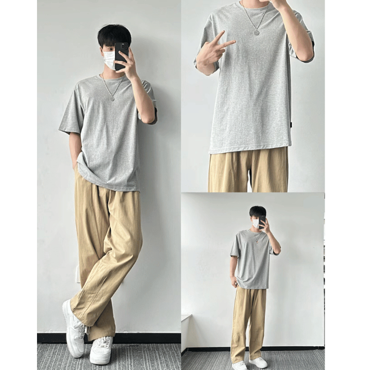 50-115KG Quần Kaki Nam Nữ Bigsize Ống Su&ocirc;ng Basic Unisex Hot