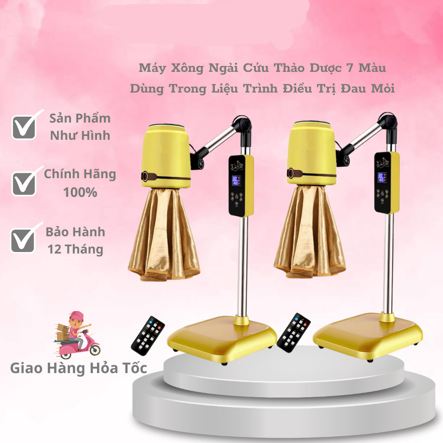 M&aacute;y X&ocirc;ng Ngải Cứu Hồng Ngoại 7 M&agrave;u Cao Cấp 