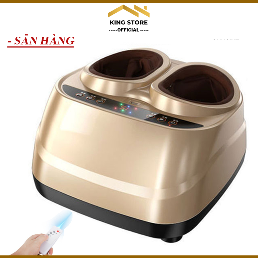 M&aacute;y massage ch&acirc;n cao cấp 4D c&oacute; điều khiển từ xa, Bồn, M&aacute;y, Chậu m&aacute;t xa xoa b&oacute;p đa năng