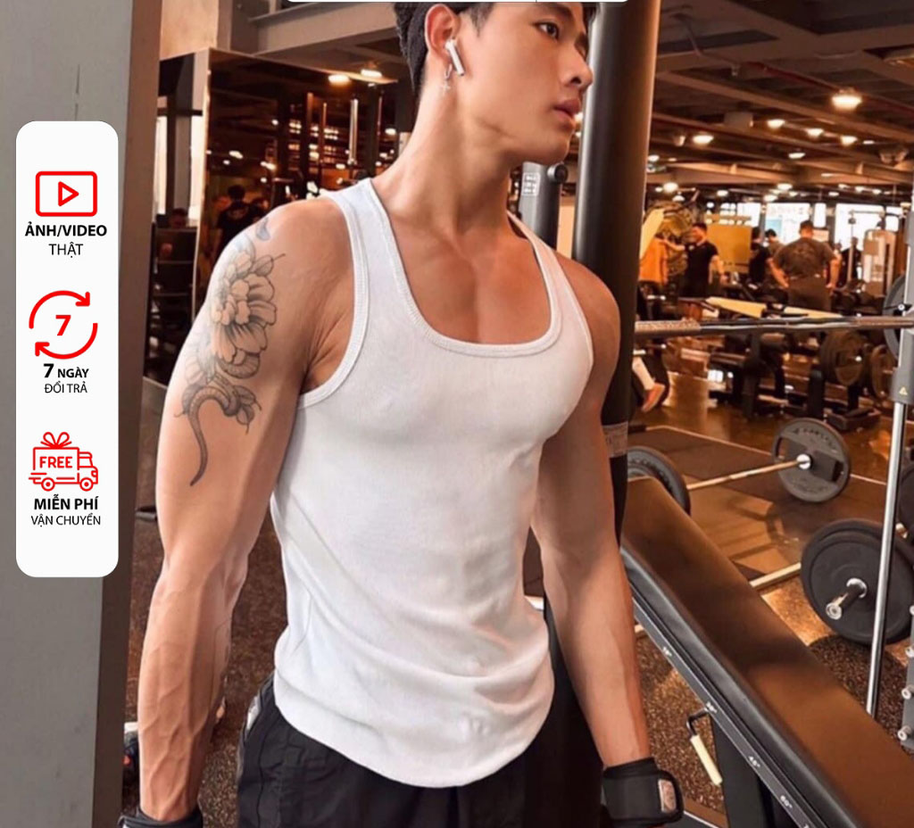 &Aacute;O 3 LỖ NAM Cổ Vu&ocirc;ng Thun body from &ocirc;m d&aacute;ng chuẩn Cao Cấp
