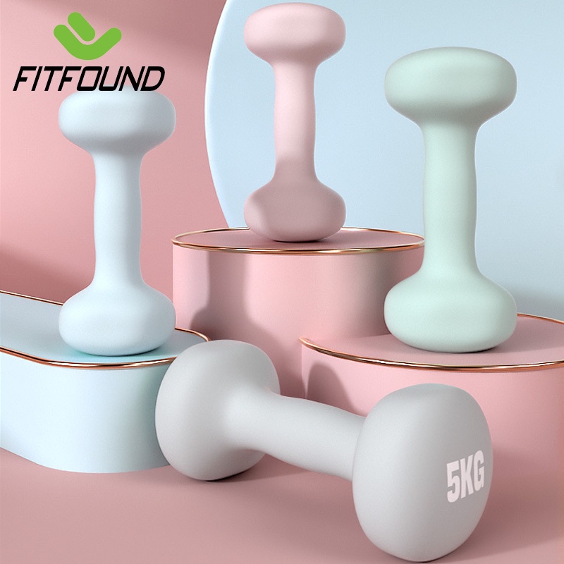 Tạ Tay Nữ Loại 5Kg Gang Bọc Cao Su Dụng Cụ Tập Gym Yoga Pilates Thể Dục Tại Nh&agrave; Hot