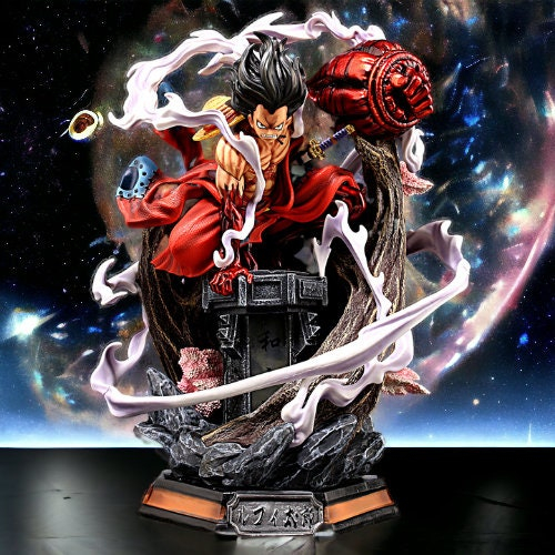 M&ocirc; H&igrave;nh Cao Cấp Monkey D Luffy Gear 4 Wano Ngồi Trụ Đ&egrave;n Cao 26cm Cao Cấp