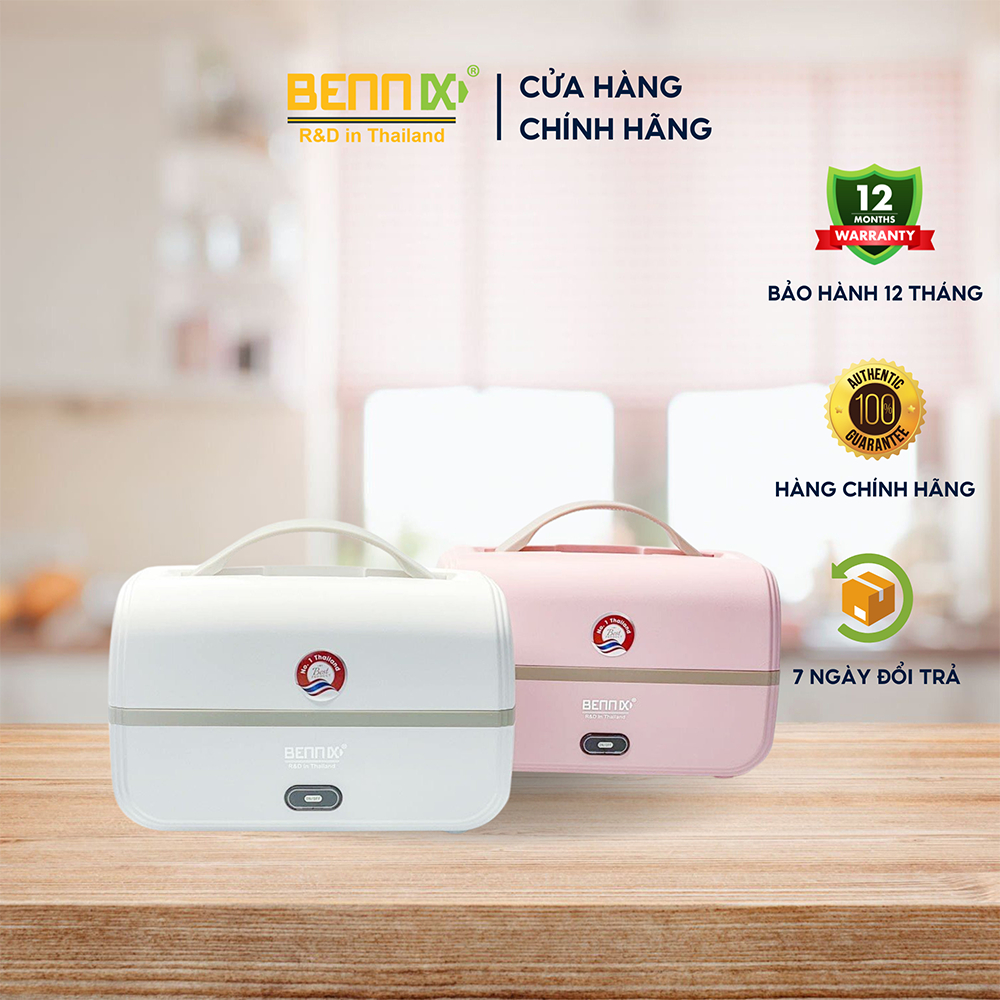 Hộp Cơm Tự Nấu BENNIX BN-99S, Dung Tích 1Lit, Công Suất 300W Cao Cấp