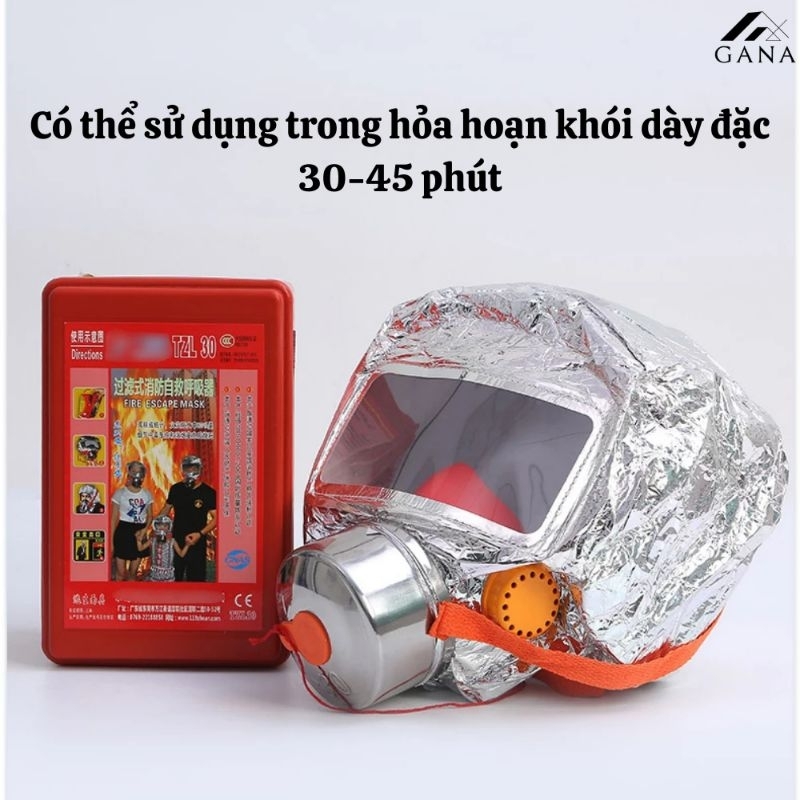 Mặt Nạ Ph&ograve;ng Kh&oacute;i Chống Ngạt TZL30 Hiệu Quả Cao Trong Pccc Khu Chung Cư Nh&agrave; Cao Tầng