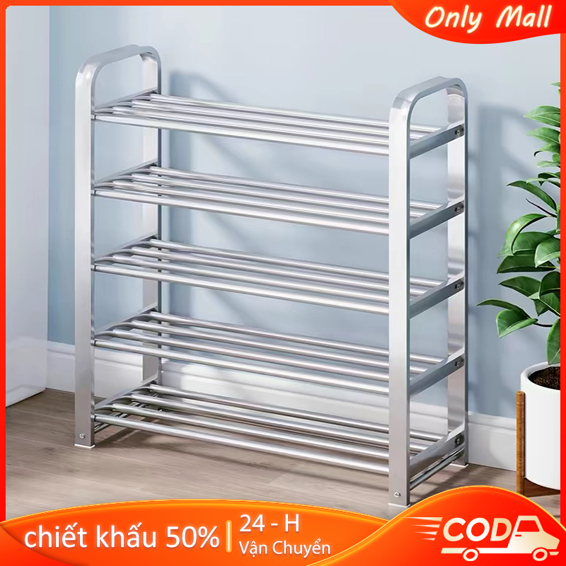 Gi&agrave;y Inox 304,Đa Năng Kệ Để Gi&agrave;y 2~6 Tầng Si&ecirc;u Bền Tủ Gi&agrave;y Chịu tải mạnh v&agrave; kh&ocirc;ng rỉ CAO CẤP