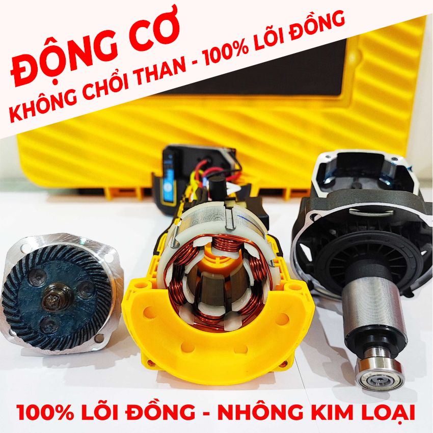 M&aacute;y Cắt M&agrave;i Pin Cầm Tay ELEX 199V Kh&ocirc;ng Chổi Than  L&otilde;i đồng 100% Cao Cấp