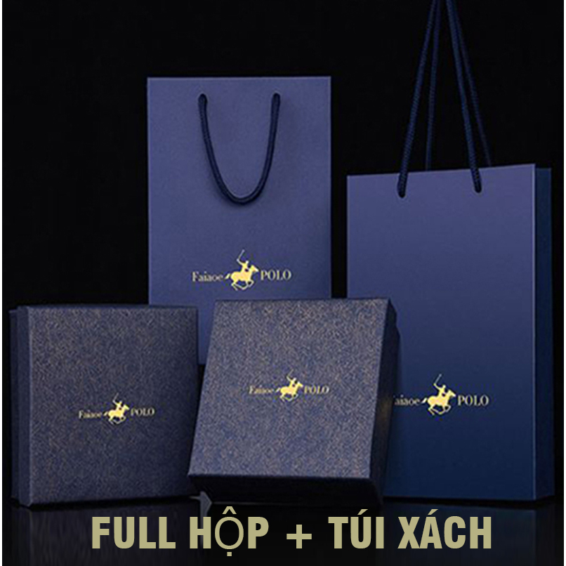 Thắt Lưng Nam Cao Cấp H&agrave;ng Hiệu FaiaoePOLO Full hộp đựng Hot