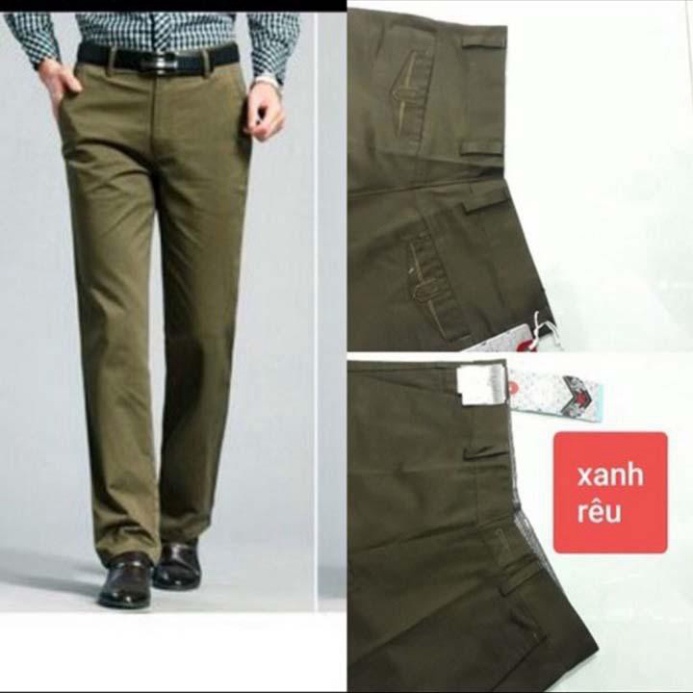 Quần kaki nam trung ni&ecirc;n cao cấp Hot