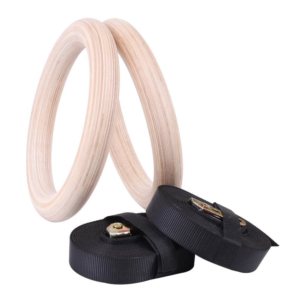 V&ograve;ng Treo Gymnastic Rings Hỗ Trợ Tập Dip Với X&agrave; Đơn, GYM Ring Ngo&agrave;i Trời Hot