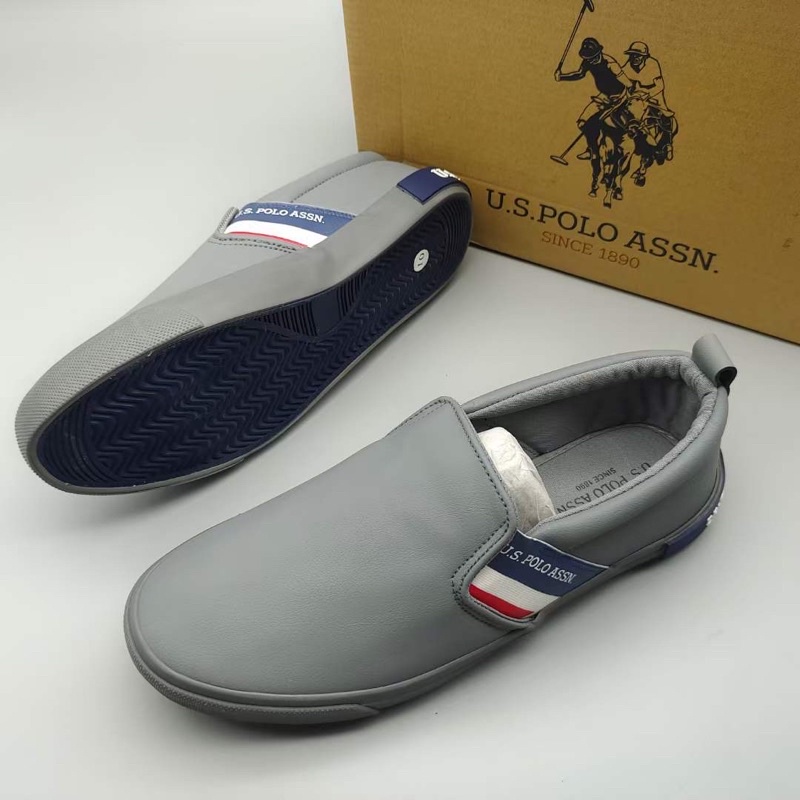 Gi&agrave;y lười nam da Pu cao cấp 