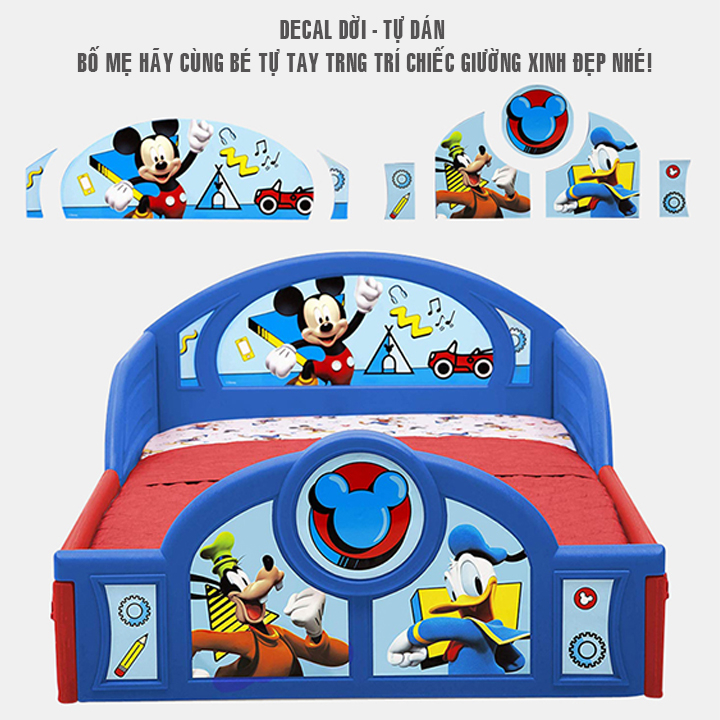 Giường ngủ cho trẻ tặng k&egrave;m nệm, giường rất nhiều mẫu để lựa chọn, giường l&agrave;m từ chất liệu nhựa cao cấp 