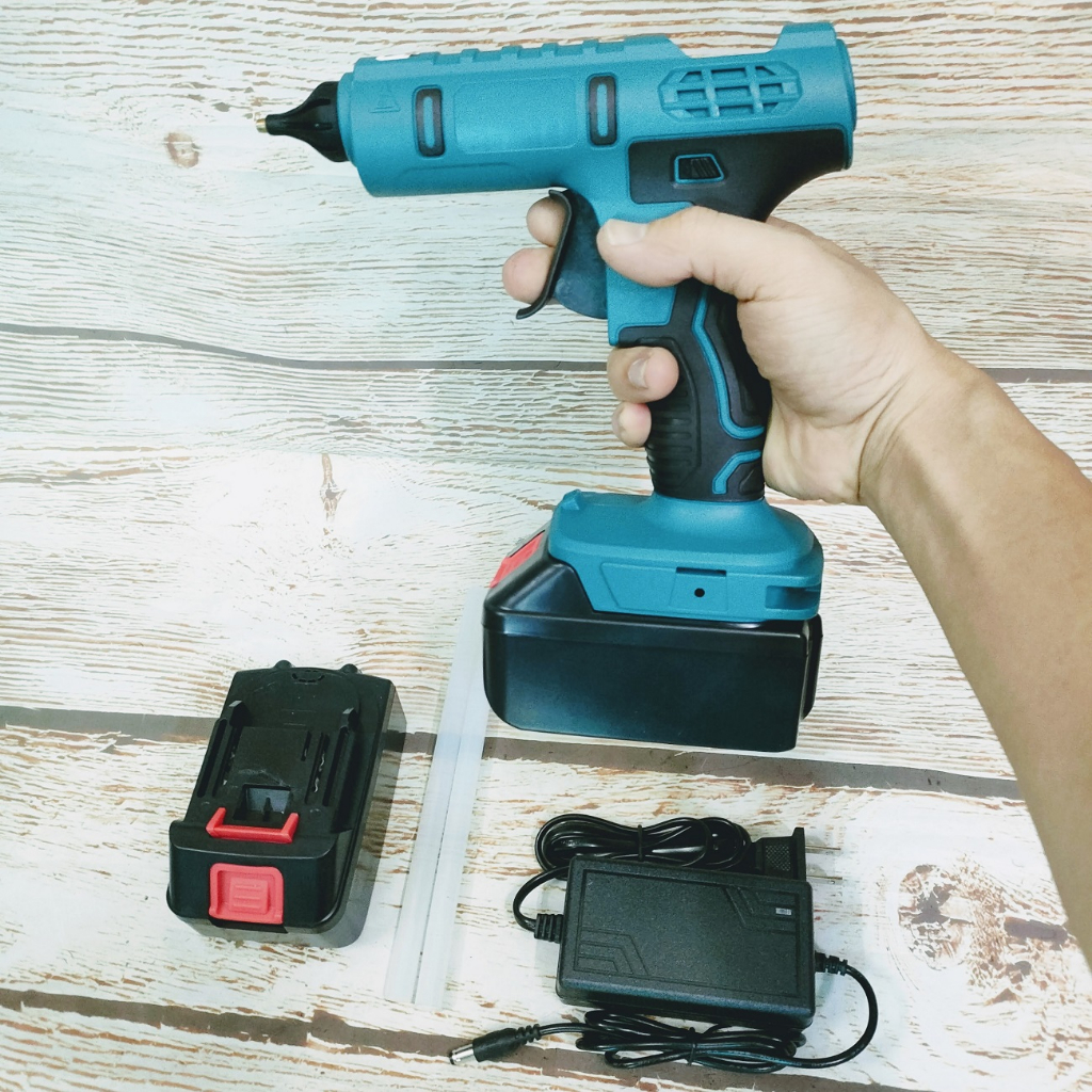 SV S&uacute;ng bắn keo nến 11mm d&ugrave;ng pin 18V - 21V (chung ch&acirc;n pin Makita) Hot