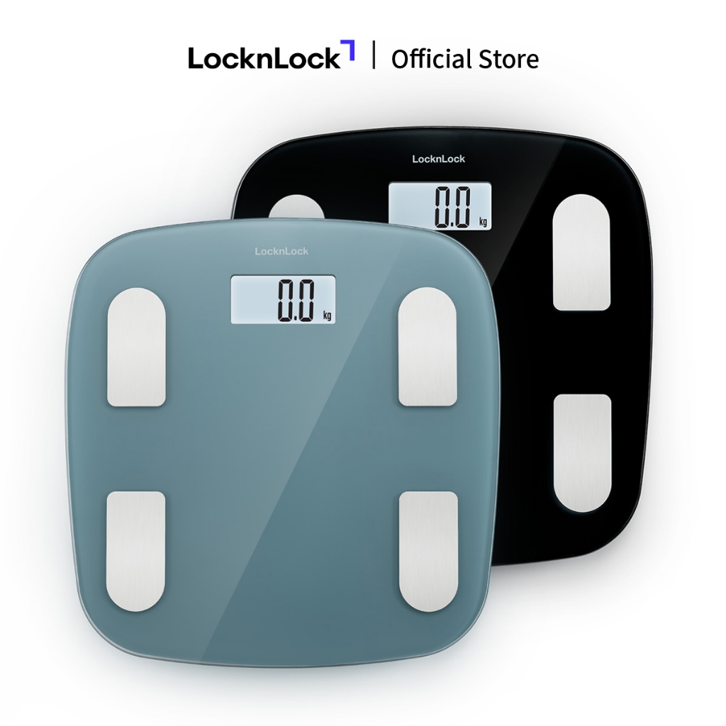 C&acirc;n sức khỏe điện tử Lock&Lock Body fat scale theo d&otilde;i c&aacute;c chỉ số cơ thể qua ứng dụng ENC541 Cao Cấp