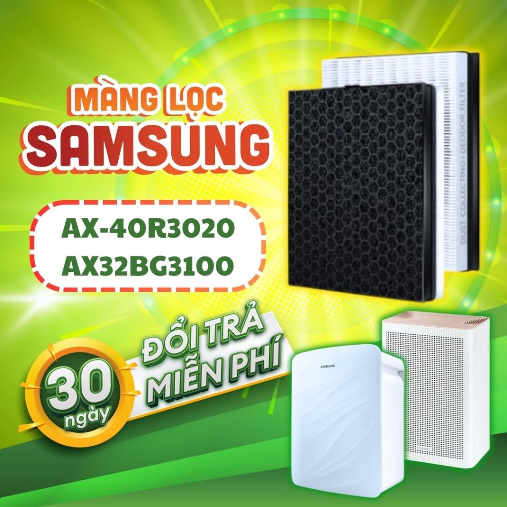 M&agrave;ng Lọc Kh&ocirc;ng Kh&iacute; Samsung AX40R3020WU/SV v&agrave; AX32BG3100GBSV Hot