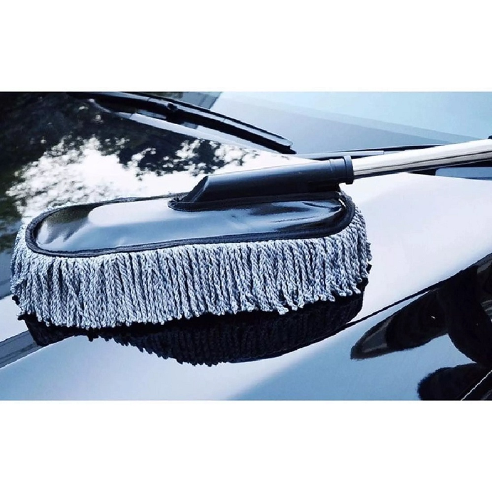 Chổi Rửa Xe &Ocirc; T&ocirc; Sợi Mềm Điều Chỉnh Được Độ D&agrave;i