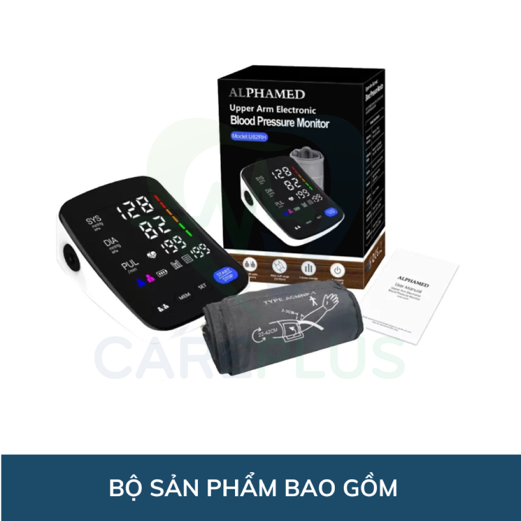 M&aacute;y Đo Huyết &Aacute;p Bắp Tay Tự Động ALPHAMED U82RH: Đo nhanh, chính xác và dễ sử dụng, sạc USB tiện lợi hot