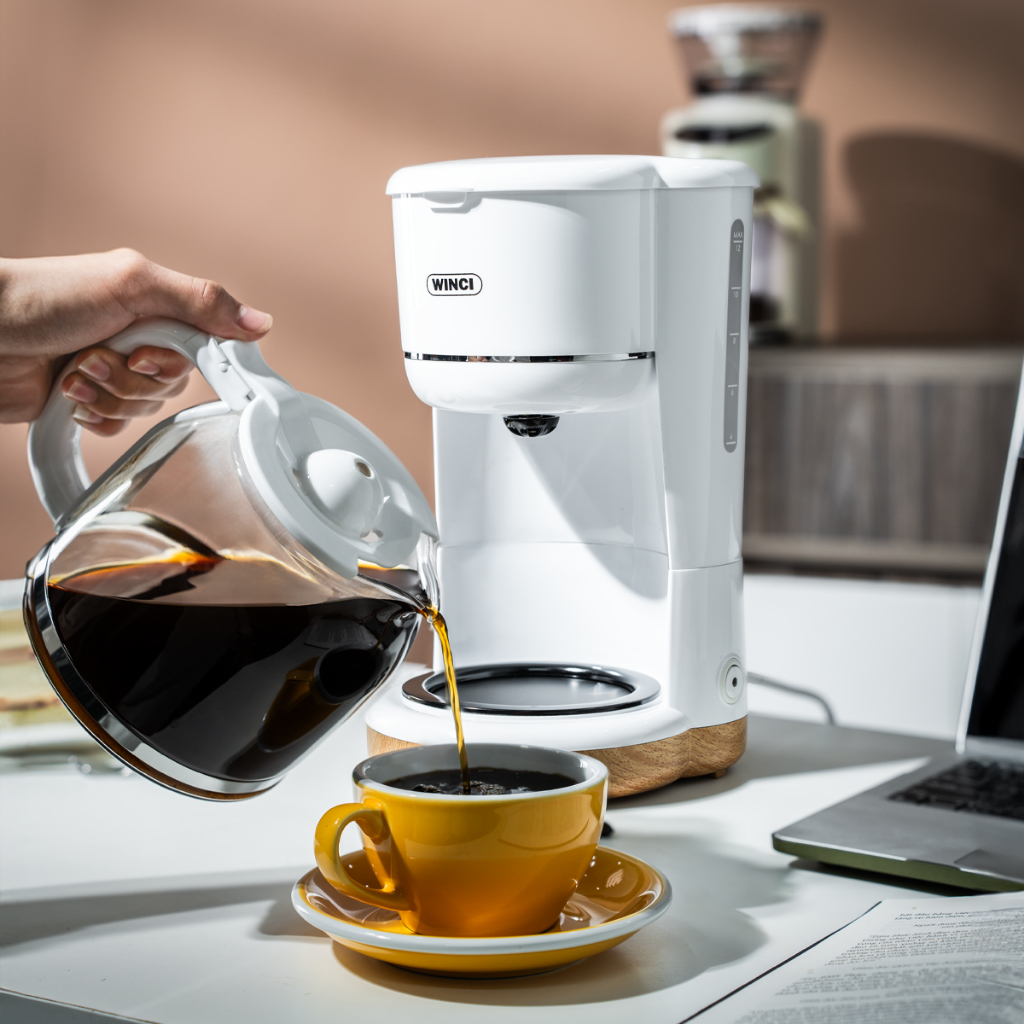Máy Pha Cà Phê Nhỏ Giọt Winci CM9413, Dung Tích 1.5L Hot