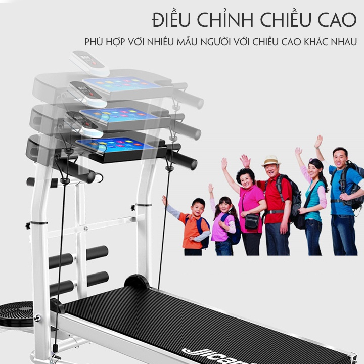 M&aacute;y chạy bộ tại nh&agrave; k&egrave;m b&agrave;n xoay h&ocirc;ng, m&aacute;y đi bộ mini đa chức năng Si&ecirc;u Hot
