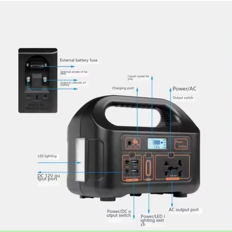 Trạm điện 220v 150w trạm điện di động đa chức năng trạm ph&aacute;t điện năng lượng mặt trời c&ocirc;ng suất lớn Hot