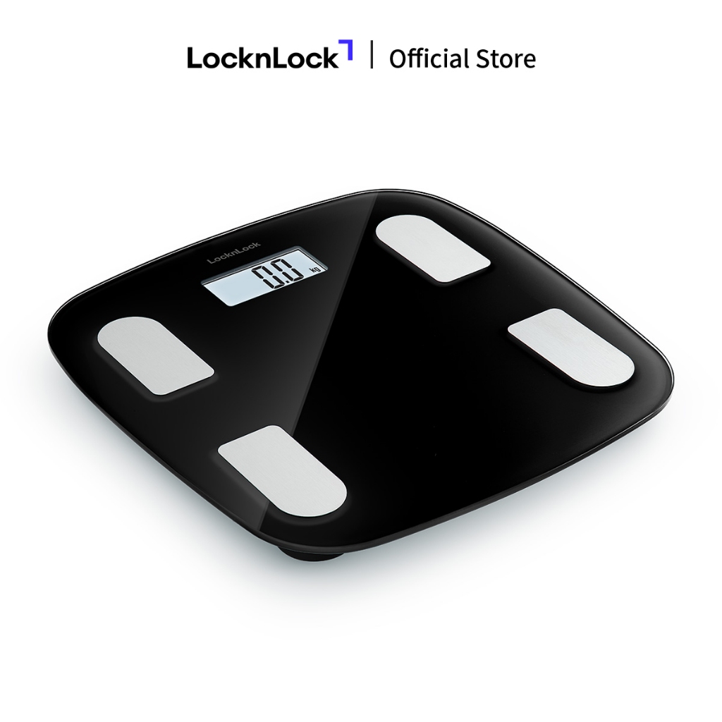 C&acirc;n sức khỏe điện tử Lock&Lock Body fat scale theo d&otilde;i c&aacute;c chỉ số cơ thể qua ứng dụng ENC541 Cao Cấp