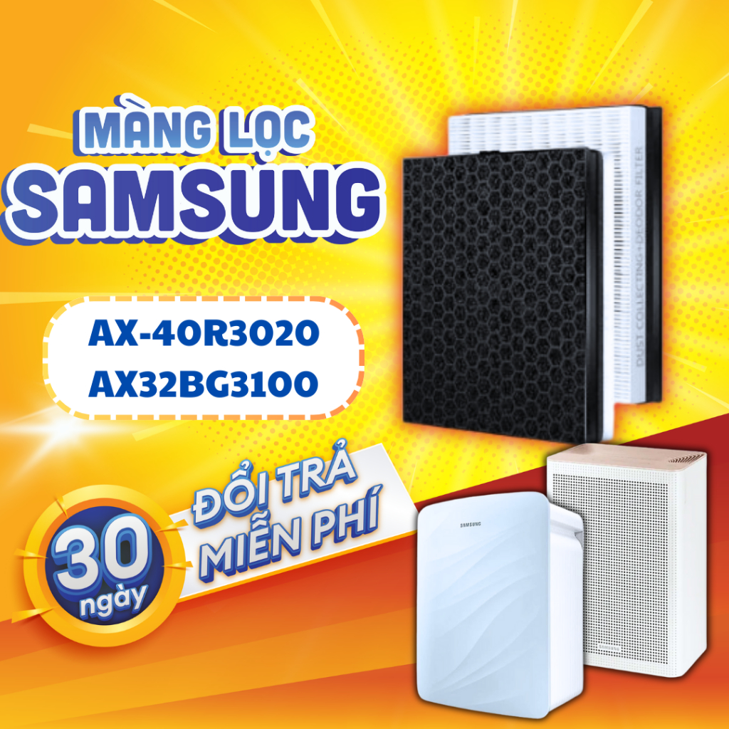 M&agrave;ng Lọc Kh&ocirc;ng Kh&iacute; Samsung AX40R3020WU/SV v&agrave; AX32BG3100GBSV Hot