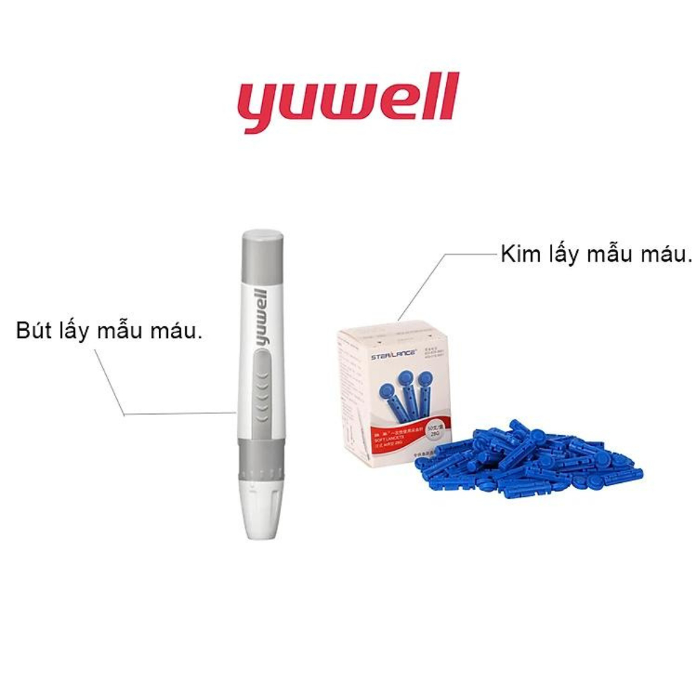 M&aacute;y Đo Đường Huyết Yuwell Accusure 710 H&agrave;ng Ch&iacute;nh H&atilde;ng Hot